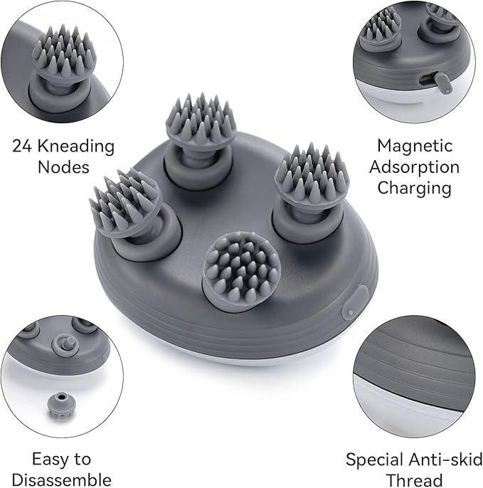 RelaxRevive™ – Electric Scalp Massager for Stress Relief & Hair Growth
